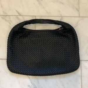 Bottega Veneta Nappa Intrecciato Large Hobo Black